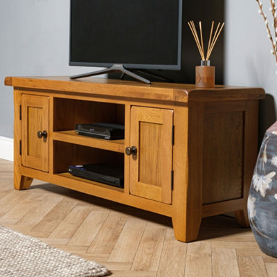 37cm High Reclaimed Wood TV Stand