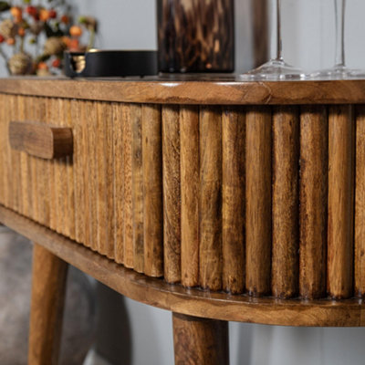 Elm Home and Garden Soild Mango Wooden Hall Console Telephone Table ...