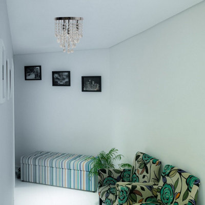 ELORA - CGC Chrome Luxury Droplet Ceiling Chandelier