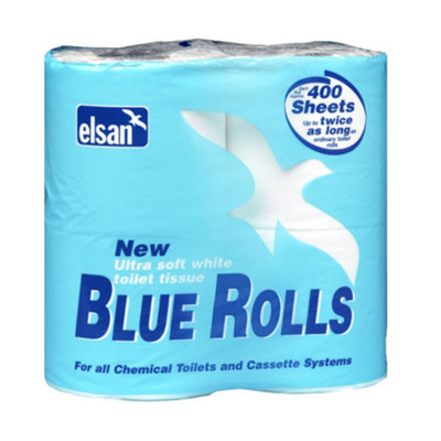Elsan Blue Toilet Rolls 4-Pack