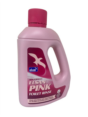Elsan Pink 2L Perfumed Toilet Fluid for Chemical Toilets