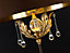 Elstead Amarilli 1 Light Table Lamp Gold, Bronze, E27