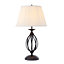 Elstead Artisan 1 Light Table Lamp Black, E27
