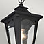 Elstead Bedford 1 Light Small Chain Lantern - Mystic Black Finish, E27