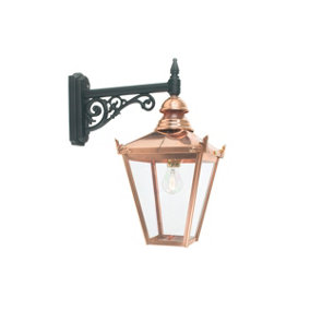 Elstead Chelsea 1 Light Outdoor Wall Lantern Light Copper IP44, E27
