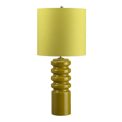 Elstead Contour 1 Light Table Lamp Lime, E27