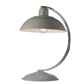 Elstead Franklin 1 Light Desk Lamp Tarpaulin Grey, E27