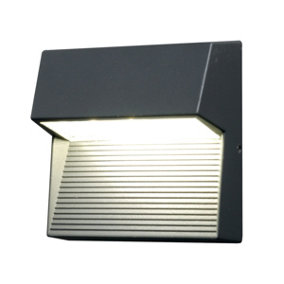 Elstead Freyr LED 1 Light Outdoor Wall Light Graphite IP65