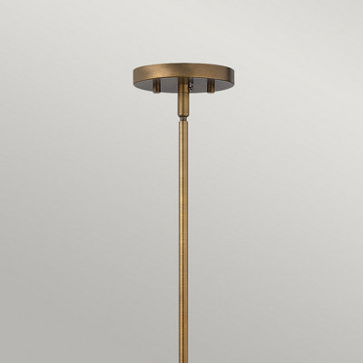 Elstead Fulton 1 Light Ceiling Pendant Bronze, E27