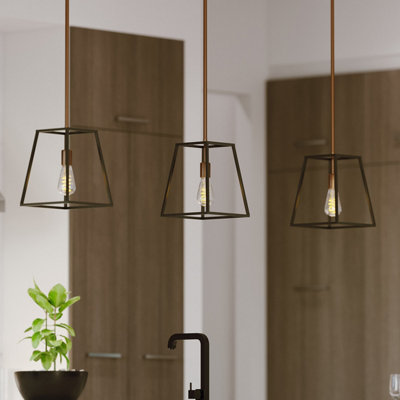 Elstead Fulton 1 Light Ceiling Pendant Bronze, E27