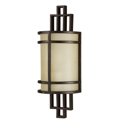 Elstead Fusion 1 Light Indoor Wall Light Bronze, E27