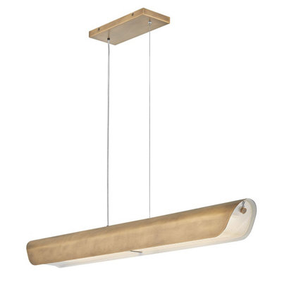 Elstead Hinkley Arco LED Bar Pendant Ceiling Light Contemporary ...