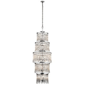 Elstead Kichler Piper Chandeliers Polished Chrome