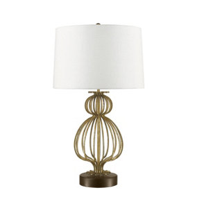 Elstead Lafitte 1 Light Table Lamp Gold, E27