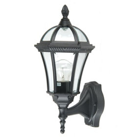 Elstead Ledbury 1 Light Outdoor Wall Lantern Light Black IP44, E27