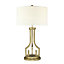 Elstead Lemuria 1 Light Table Lamp Gold, E27