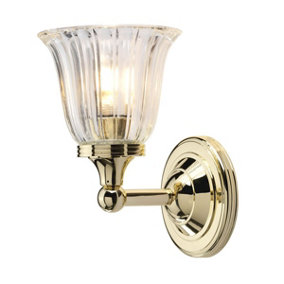 Elstead Lighting - Austen 1 Light Wall Light - Polished Brass