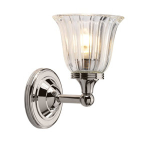 Elstead Lighting - Austen 1 Light Wall Light - Polished Nickel