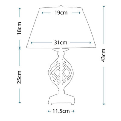 Elstead Lighting - Belfery 1 Light Table Lamp