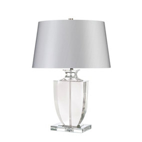 Elstead Liona 1 Light Table Lamp Clear, E27