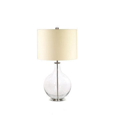 Elstead Orb Clear 1 Light Table Lamp Clear, E27