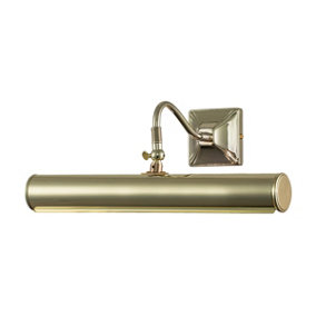 Elstead Picture Light 2 Light Large Picture Wall Light Polished Brass, E14
