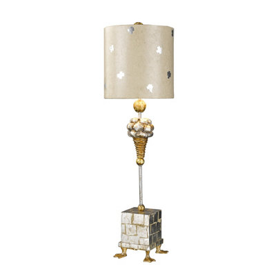 Elstead Pompadour X 1 Light Table Lamp Steel, E27