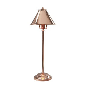 Elstead Provence 1 Light Table Lamp Polished Copper, E14