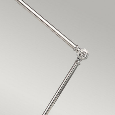 Elstead Provence 1 Light Table Lamp Polished Nickel, E27