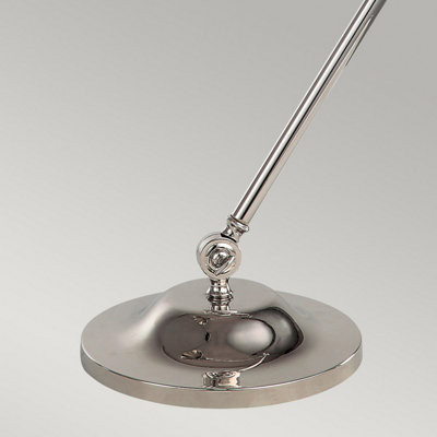 Elstead Provence 1 Light Table Lamp Polished Nickel, E27