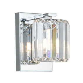 Elstead Quoizel Divine Wall Lamp Polished Chrome, IP44