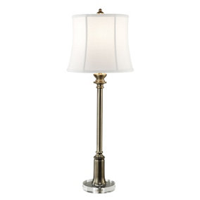 Elstead Stateroom 1 Light Table Lamp Brass, E27
