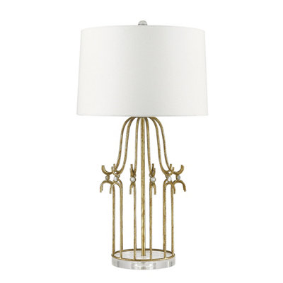 Elstead Stella 1 Light Table Lamp Gold, E27