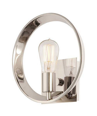 Elstead Theater Row 1 Light Indoor Wall Light Imperial Silver, E27