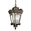 Elstead Tournai 1 Light Medium Outdoor Ceiling Chain Lantern Londonderry, E27