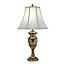 Elstead Waldorf 1 Light Table Lamp Burnished Brass, E27