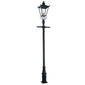 Elstead Wilmslow 1 Light Outdoor Lamp Post Black, E27