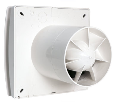 Elta FLUX dMEV Extractor Fan 100mm Constant Trickle With Humidistat ...