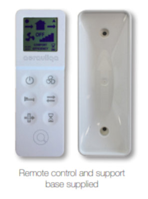 Elta FLUX HR150 Plus+ 6" (150mm) Single Room Heat Recovery SRHR With Remote Control