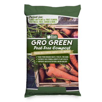 Elxir Gardens Eco Gro Peat-Free Organic & Nutrient Rich Multipurpose ...