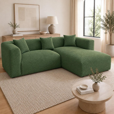 Ely Pine Right Hand Facing Cloud Chaise L Shaped Corner Sofa
