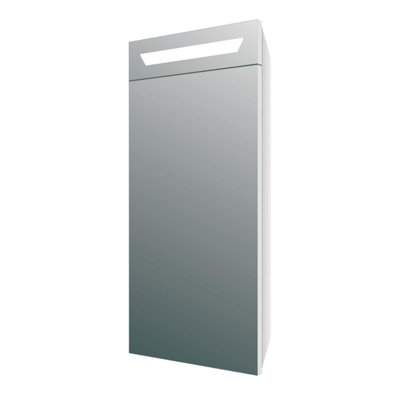 Ember LED Mirrored Wall Cabinet (H)70cm (W)32cm