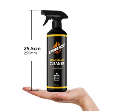 Wood Burning Stove Glass Cleaner Spray 500ml | Lakeland