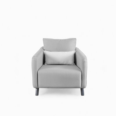 Emelda Grace Chloe Armchair - Grey