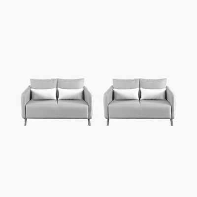 Emelda Grace Chloe Small Sofa Ensemble - Grey