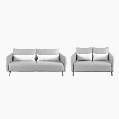 Emelda Grace Chloe Sofa Ensemble - Grey