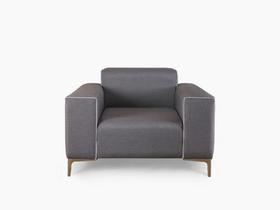 Emelda Grace Cloud Armchair - Dark Grey