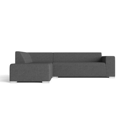 Emelda Grace Dennis Corner Sofa - Left Hand - Dark Grey