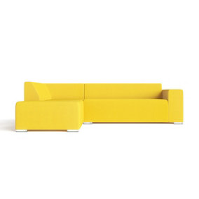 Emelda Grace Dennis Corner Sofa - Left Hand - Yellow