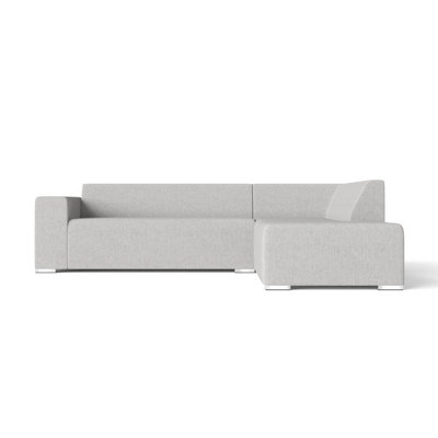 Emelda Grace Dennis Corner Sofa - Right Hand - Grey